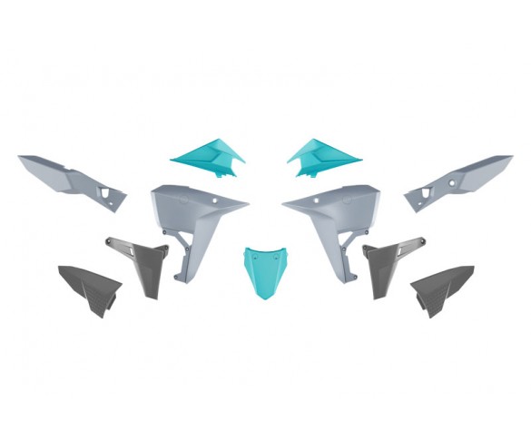 Rtech, Plastkit, Revolution, CYAN MINT SVART BLÅ GRÅ