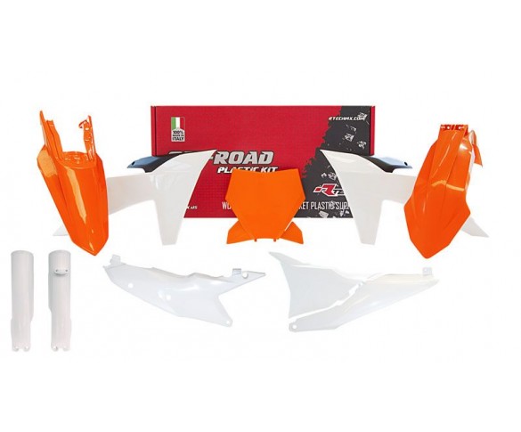 Rtech, Plastkit, Komplett, O.E.M SVART VIT ORANGE