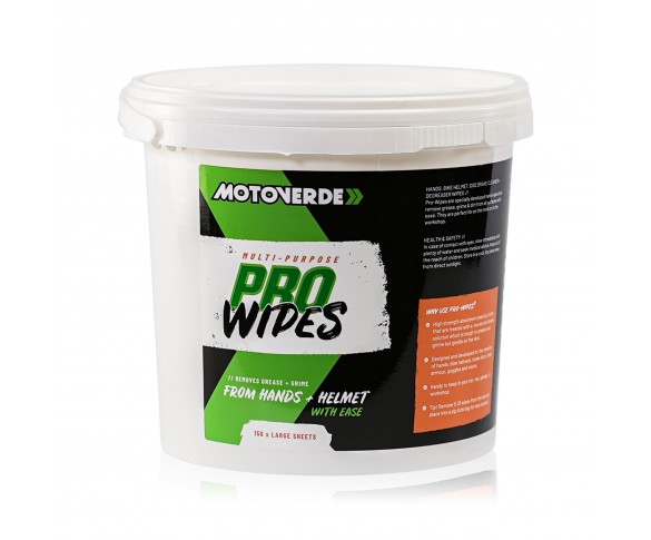 Motoverde, Pro-Wipes (150 x Wipes)