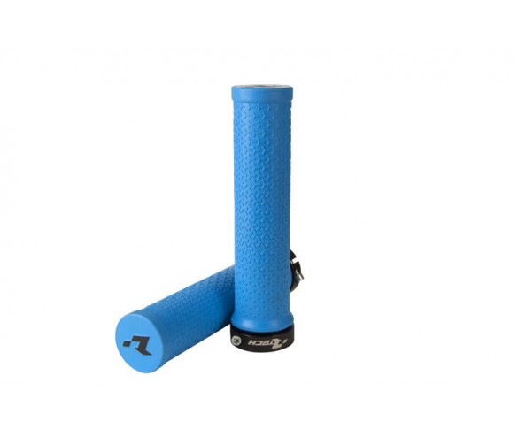 Rtech, Bike Lock-On Grips, BLÅ