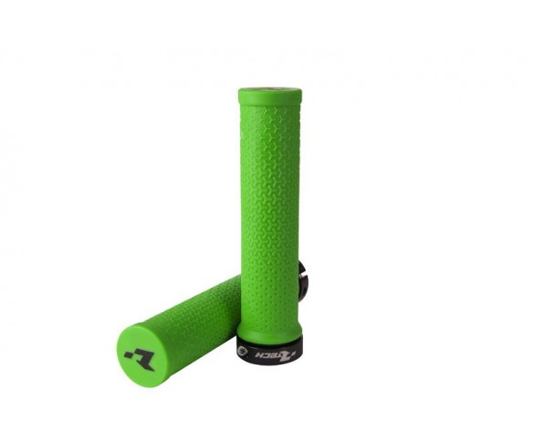 Rtech, Bike Lock-On Grips, NEON GRÖN