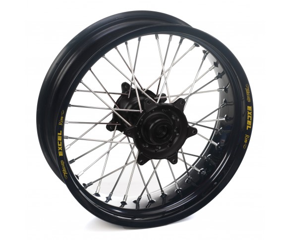 Haan Wheels, Komplett Hjul SM, 5,50, 17", BAK, SVART