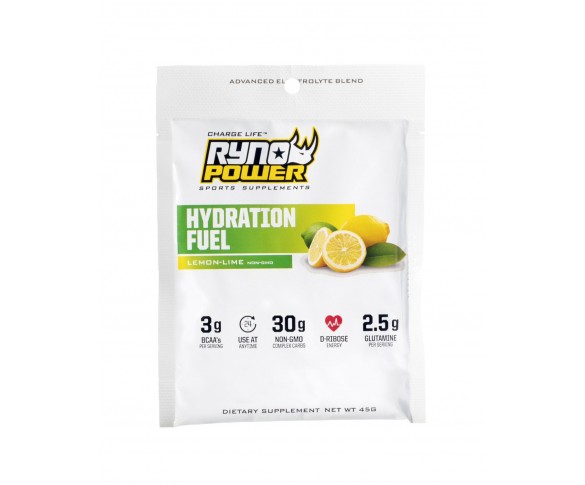 Ryno Power, Hydration Fuel 1st portionsförpackning, Lemon Lime