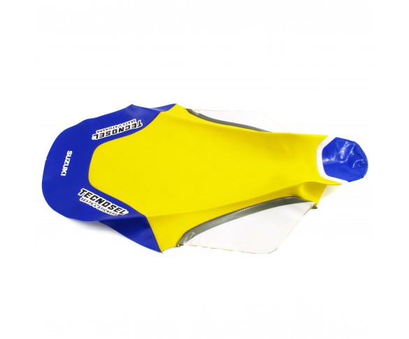 Tecno-X, Sadelöverdrag, RM 125, 96-00 Gul/Blå