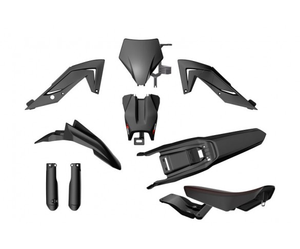 Rtech, Plastkit, Revolution ink sadel, SVART