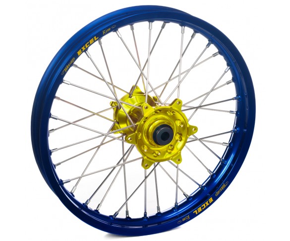 Haan Wheels, Komplett Hjul, 1,85, 16", BAK, BLÅ GUL