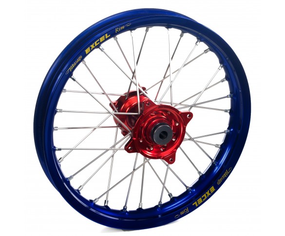 Haan Wheels, Komplett Hjul, 2,15, 19", BAK, BLÅ RÖD