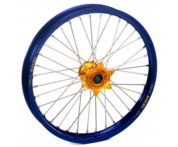 Haan Wheels, Komplett Hjul, 1,40, 17", FRAM, BLÅ GULD