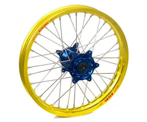 Haan Wheels, Komplett Hjul, 2,15, 19", BAK, GUL BLÅ