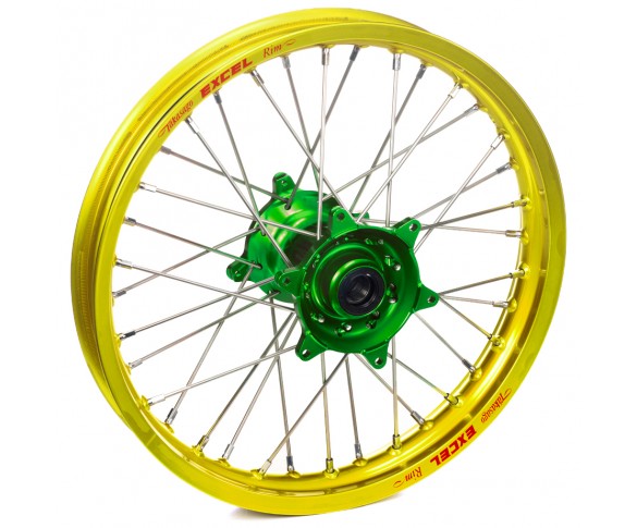 Haan Wheels, Komplett Hjul, 1,60, 12", BAK, GUL GRÖN