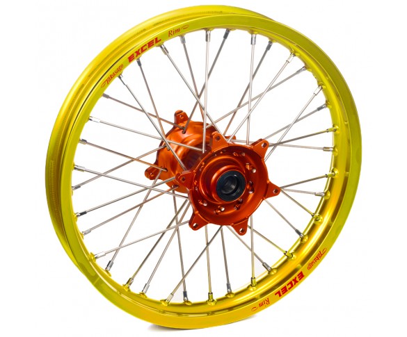 Haan Wheels, Komplett Hjul, 2,15, 19", BAK, GUL ORANGE