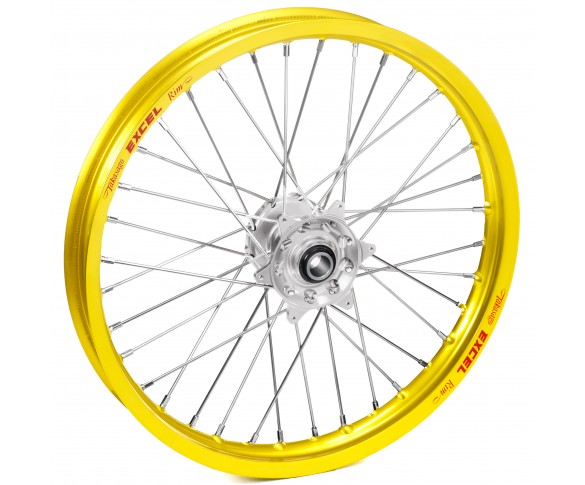 Haan Wheels, Komplett Hjul, 1,60, 21", FRAM, GUL SILVER