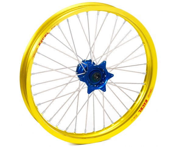 Haan Wheels, Komplett Hjul, 1,60, 21", FRAM, GUL BLÅ