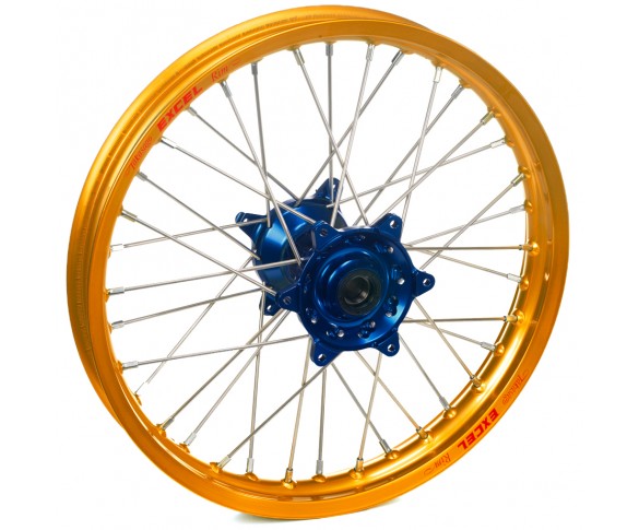 Haan Wheels, Komplett Hjul, 2,15, 18", BAK, GULD BLÅ