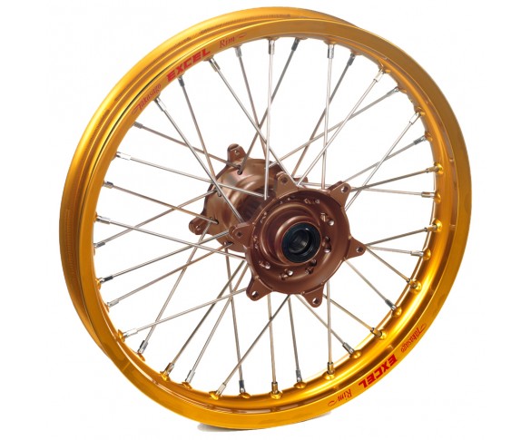Haan Wheels, Komplett Hjul, 1,85, 16", BAK, GULD BRONS