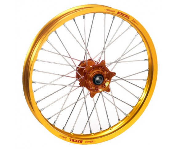 Haan Wheels, Komplett Hjul, 1,60, 21", FRAM, GULD BRONS