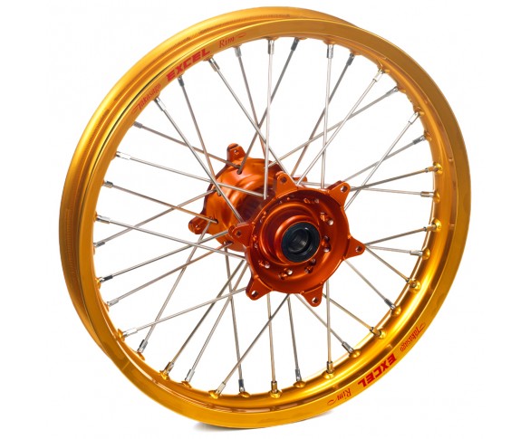 Haan Wheels, Komplett Hjul, 1,60, 14", BAK, ORANGE GULD
