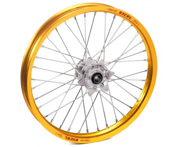 Haan Wheels, Komplett Hjul, 1,60, 21", FRAM, GULD SILVER