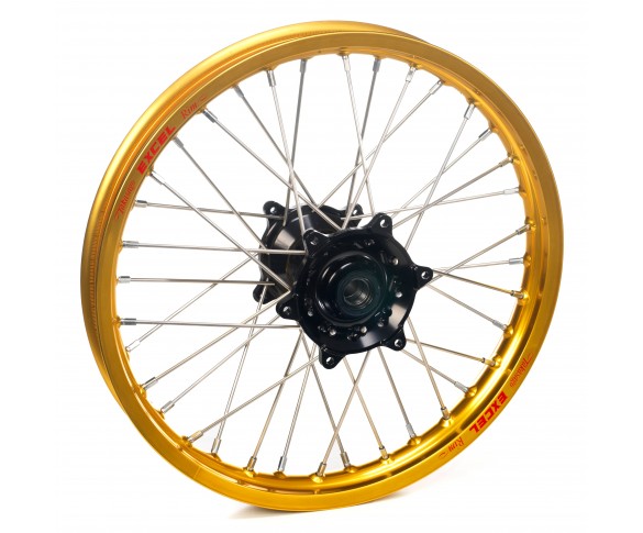 Haan Wheels, Komplett Hjul, 3,00, 18", BAK, SVART GULD