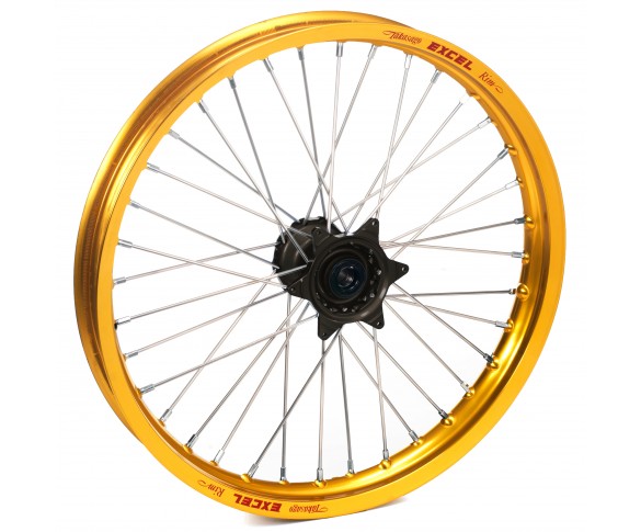 Haan Wheels, Komplett Hjul, 1,40, 14", FRAM, SVART GULD