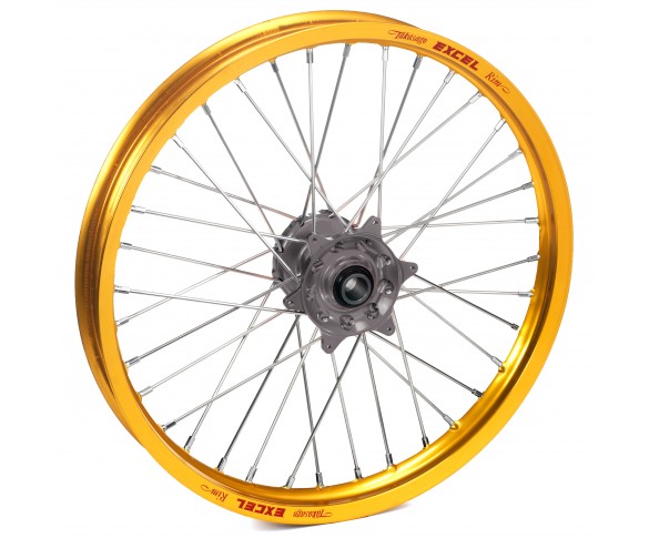 Haan Wheels, Komplett Hjul, 1,40, 17", FRAM, GRÅ GULD