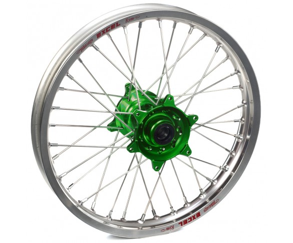 Haan Wheels, Komplett Hjul, 2,15, 19", BAK, SILVER GRÖN