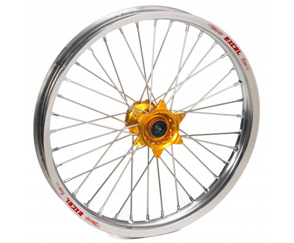 Haan Wheels, Komplett Hjul, 1,60, 21", FRAM, SILVER GULD