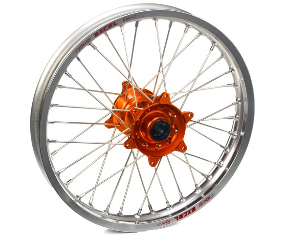 Haan Wheels, Komplett Hjul, 2,15, 19", BAK, SILVER ORANGE