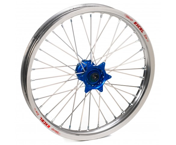 Haan Wheels, Komplett Hjul, 1,40, 19", FRAM, SILVER BLÅ