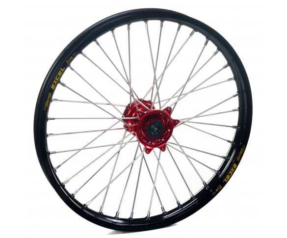 Haan Wheels, Komplett Hjul, 1,60, 21", FRAM, SVART RÖD