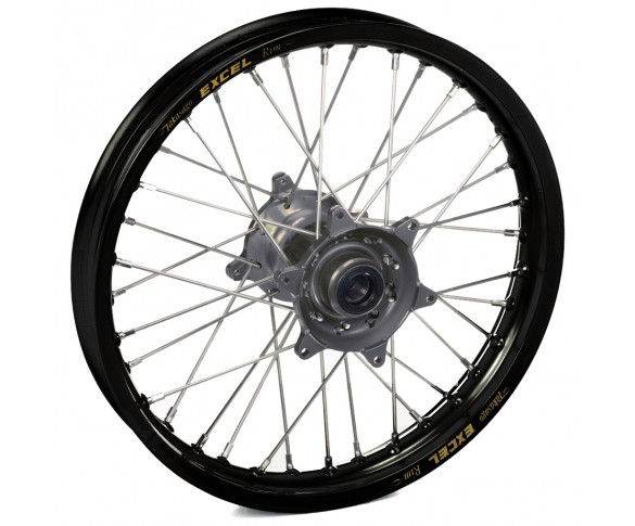 Haan Wheels, Komplett Hjul SM, 5,00, 17", BAK, SVART GRÅ