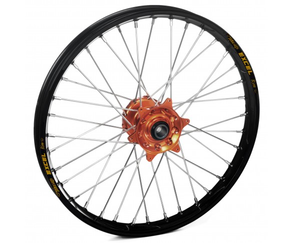 Haan Wheels, Komplett Hjul 1,60 19", 1,60, 19", FRAM, BRONS SVART