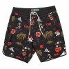 Fasthouse, Tribe 18" Boardshort, Black, VUXEN, 28