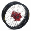 Haan Wheels, Komplett Hjul SM, 5,00, 17", BAK, SVART RÖD