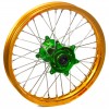 Haan Wheels, Komplett Hjul, 2,15, 18", BAK, GULD GRÖN