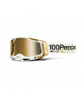 100%, RACECRAFT 2 Goggle Succession - Mirror True Gold Lens, VUXEN