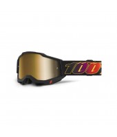 100%, ACCURI 2 Goggle El Diablo - Mirror True Gold Lens, VUXEN