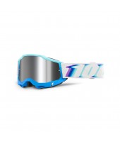 100%, ACCURI 2 Goggle Stamino - Mirror Silver Flash Lens, VUXEN