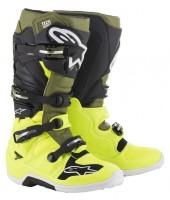 Alpinestars Stövel Tech 7 Fluogul/Militärgrön Storlek 44,5