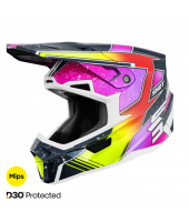 Shot, HJÄLM LITE RACING BLUE NEON YELLOW, PEARLY, VUXEN, S