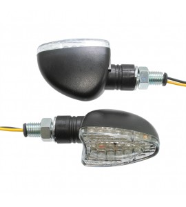 Holeshot, Universal LED blinkers, klar lins. E-märkt.