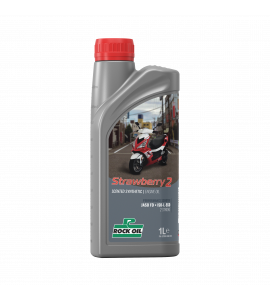 Rock Oil, Strawberry 2-takts olja, 1L (scooter/cross)