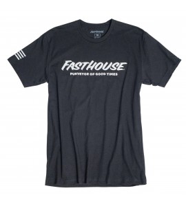 Fasthouse, Logo Tee, Black, VUXEN, S