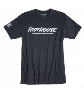 Fasthouse, Logo Tee, Black, VUXEN, L