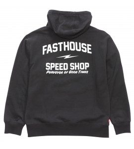 Fasthouse, Purveyor Hooded Pullover, Black, VUXEN, S