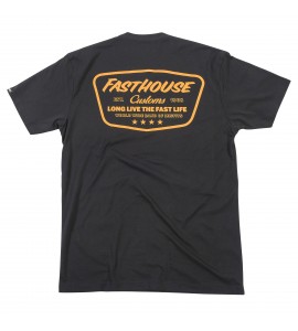 Fasthouse, Crest Tee, Black - SM, VUXEN, S