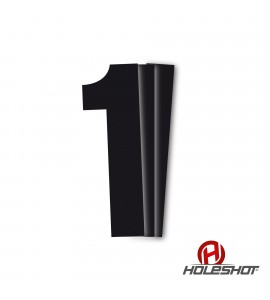 Holeshot, Siffror 10st, 11 X 5 cm, 1, SVART