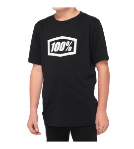 100%, ICON Tee-shirt, BARN, L, SVART