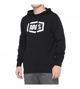 100%, ICON Hooded Sweatshirt, VUXEN, S, SVART