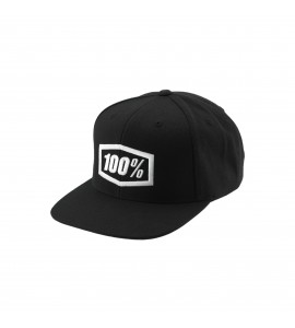 100%, ICON Youth Snapback Cap Black - OS, BARN, SVART